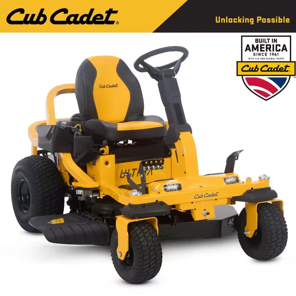 Ultima ZTS1 42 In. Fabricated Deck 22HP V-Twin Kohler 7000 Series Engine Dual Hydro Drive Gas Zero Turn Riding Mower