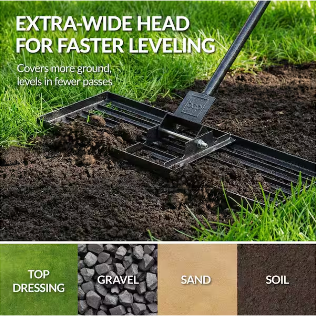 30 in by 10 in Lawn Leveling Rake