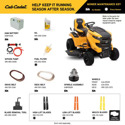 XT1 Enduro LT 42 In. 547 Cc Engine with Intellipower Hydrostatic Drive Gas Riding Lawn Tractor
